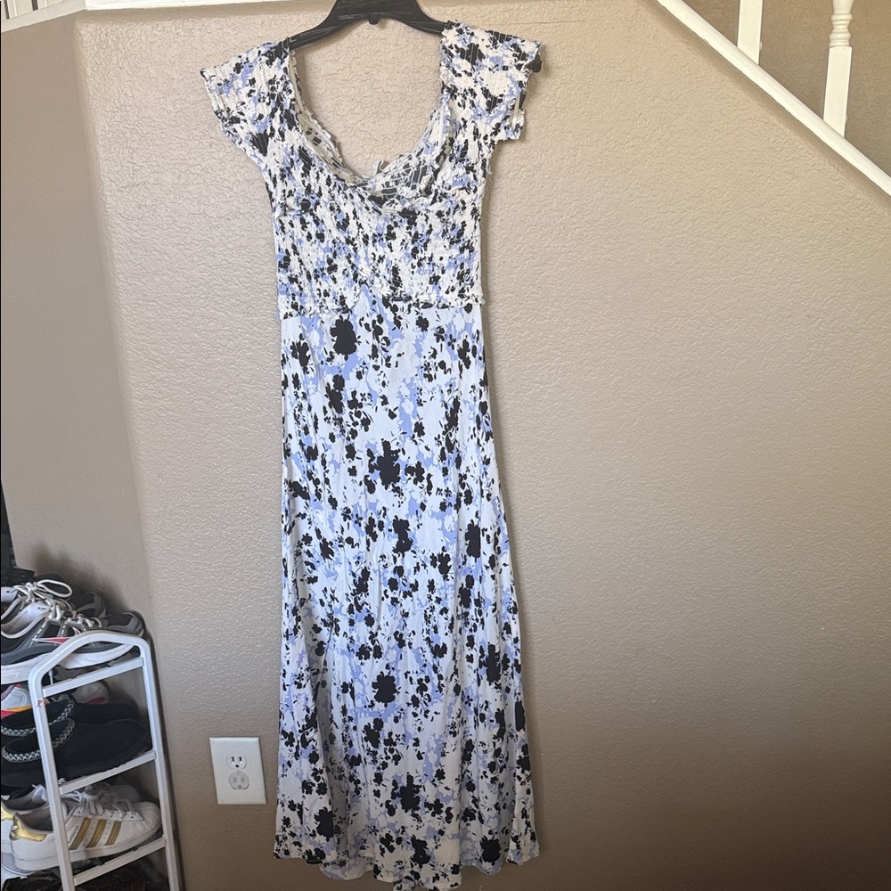 ASTR Floral Print Maxi Dress Medium